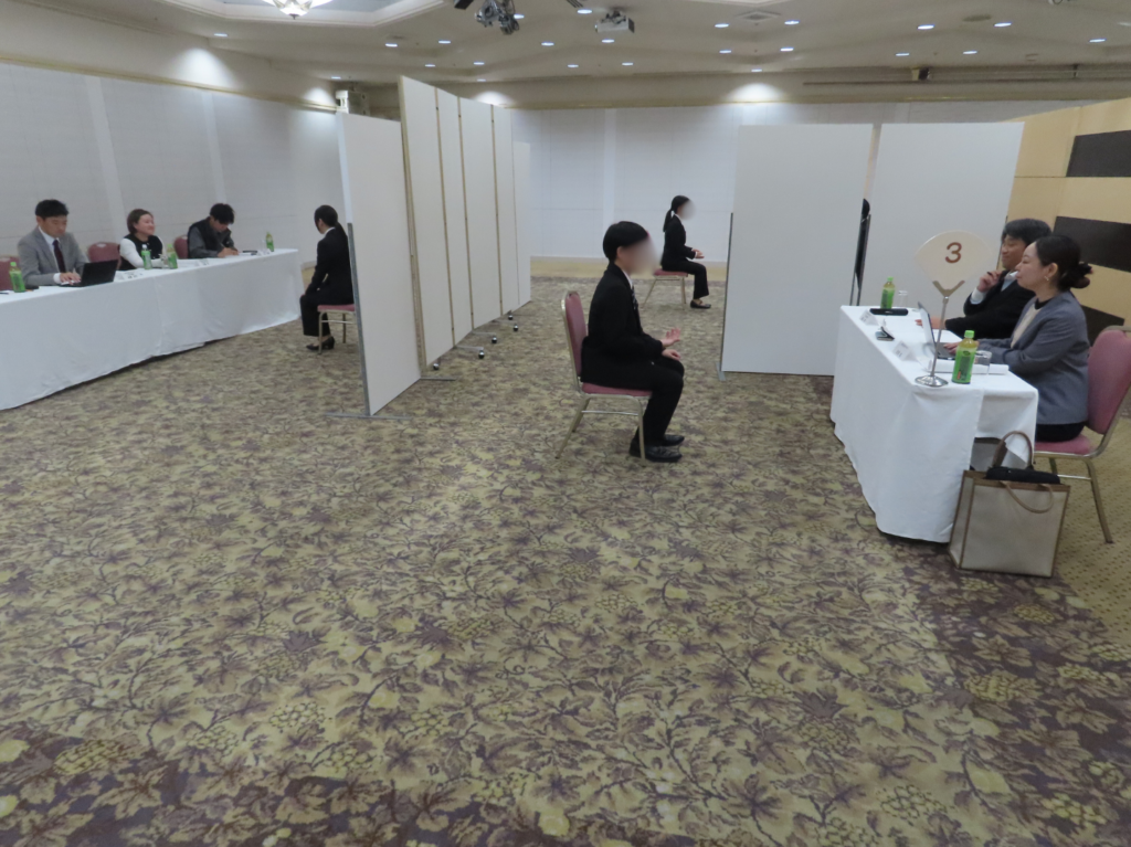 模擬面接会の様子