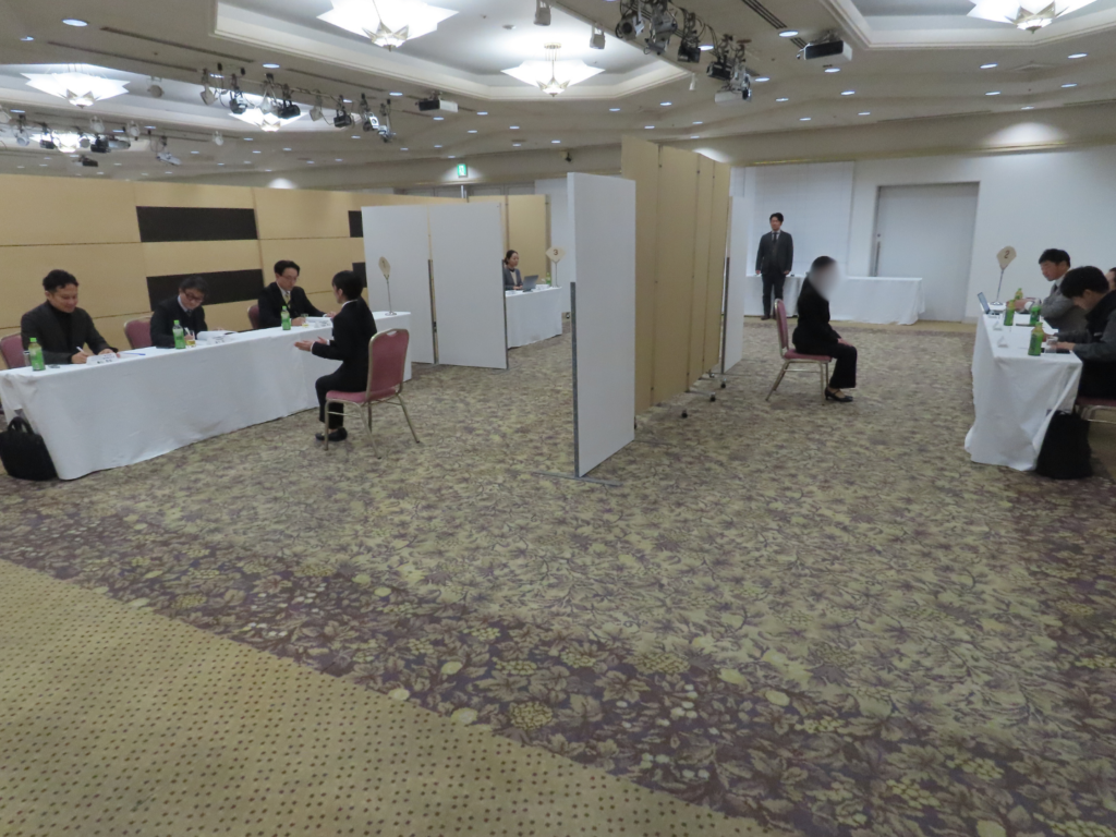 模擬面接会の様子